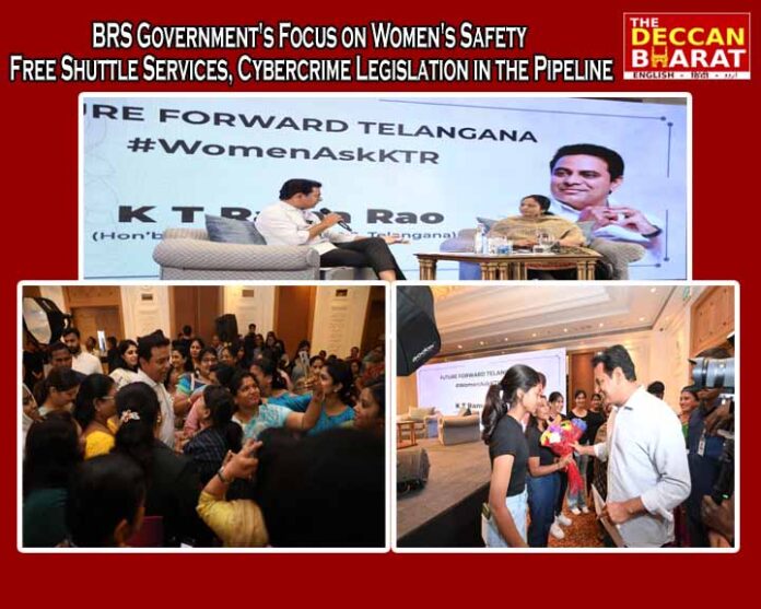 BRS Government's Focus on Women's Safety: Free Shuttle Services, Cybercrime Legislation in the Pipeline