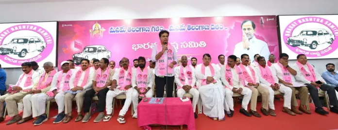 K.T. Rama Rao, the working president of the Bharatiya Rashtra Samithi party, delivered a compelling address at the preparatory meeting for the Mahabubnagar Parliament. KTR seized the opportunity to delve into the ongoing Congress-Adani controversy, emphasizing the need to elucidate the intricate politics between Congress and BJP to the public.