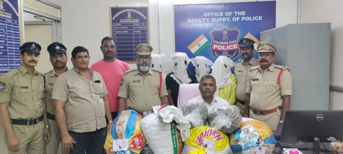 Secunderabad Railway Police Seize 24 Kg Ganja, Arrest Four in Smuggling Operation