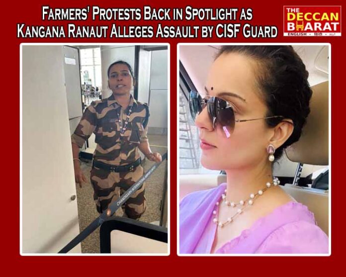 Kangana Ranaut Allegedly Slapped by CISF Guard at Chandigarh Airport